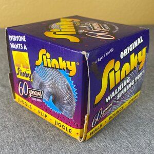 2004 Vintage Original All Metal Slinky Walking Spring Bounce Toy Titan Toys NEW